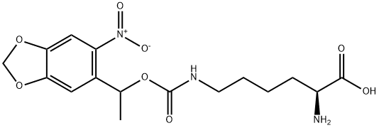 (2S)-2-aMino-6-((1-(6-nitrobenzo[d][1,3]dioxol-5-yl)ethoxy)carbonylaMino)hexanoic acid