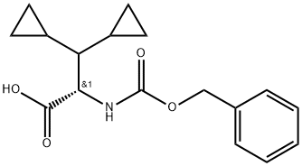(S)-2-(((Benzyloxy)carbonyl)amino)-3,3-dicyclopropylpropanoic acid