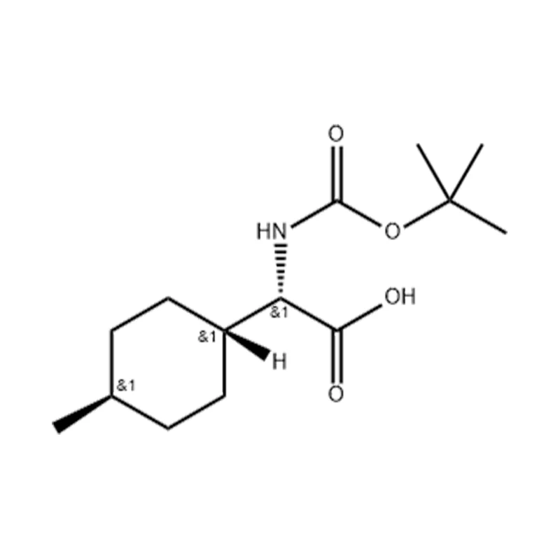 (S)-2-((tert-Butoxycarbonyl) amino)-2-(trans-4-methylcyclohexyl) অ্যাসিটিক অ্যাসিড