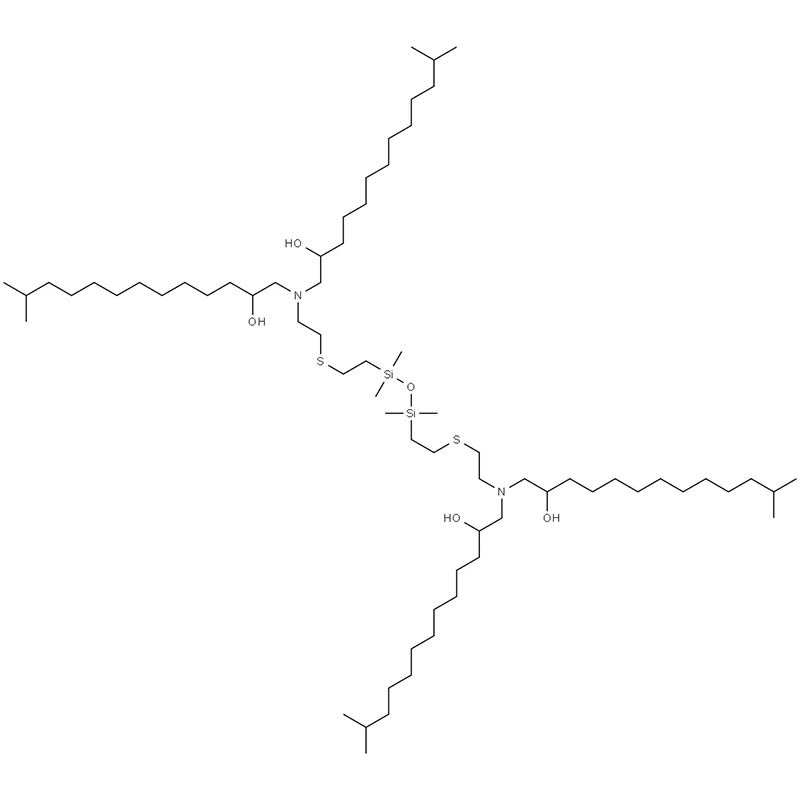 14,28-bis(2-hydroxy-12-methyltridecyl)-2,20,20,22,22,40-hexamethyl-21-oxa-17,25-dithia-14,28-diaza-20,22-disilahentetracontane-12,30-ol