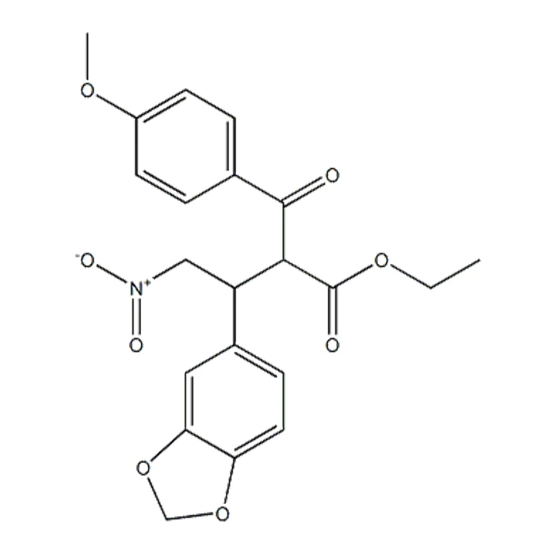 ইথাইল 2-(4-Methoxybenzoyl)-3-(3,4-Methylenedioxy-phenyl)-4-nitro-butanoate