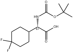 tert-butoxycarbonylamino-(4,4-difluoro-cyclohexyl)-অ্যাসিটিক অ্যাসিড
